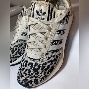 White black print Adidas